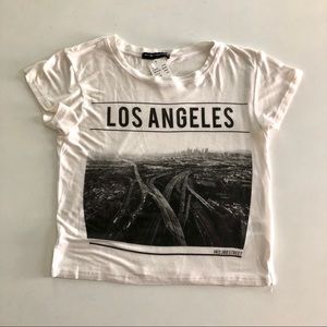 Brandy Melville Los Angeles Crop Top